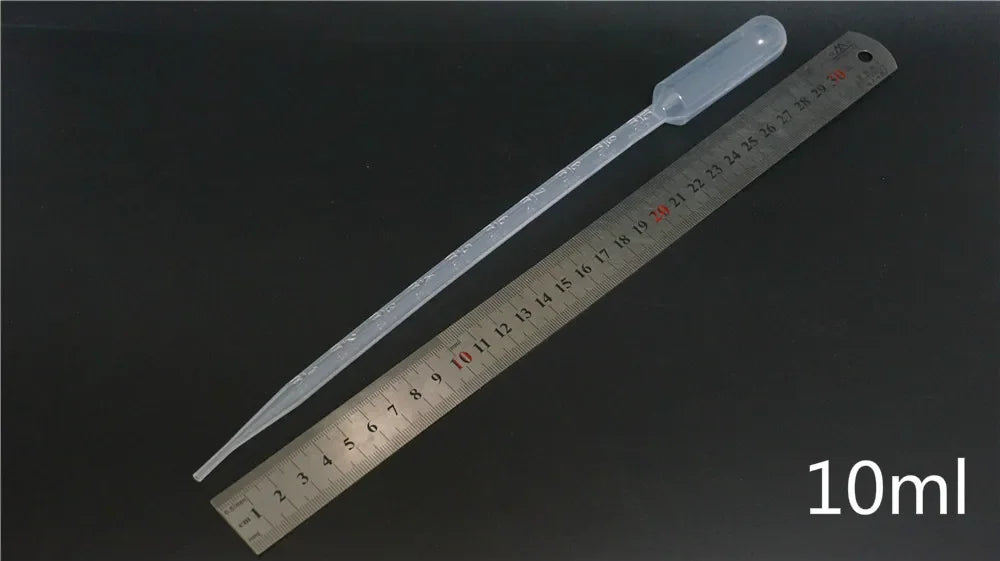 100Pcs Lab 1ml 2ml 3ml 5ml 10ml Plastic Disposable Transfer Pipettes