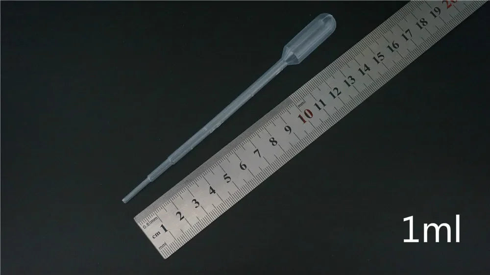 100Pcs Lab 1ml 2ml 3ml 5ml 10ml Plastic Disposable Transfer Pipettes