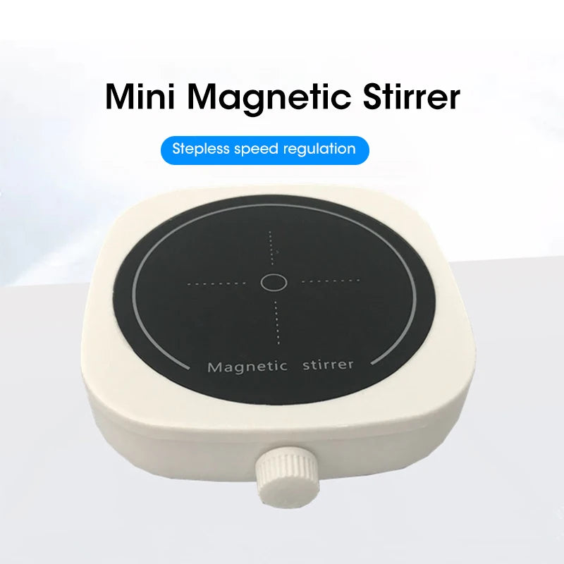 Mini Lab Magnetic Stir Mixer- Portable Stirrer Plate with Stir Bar