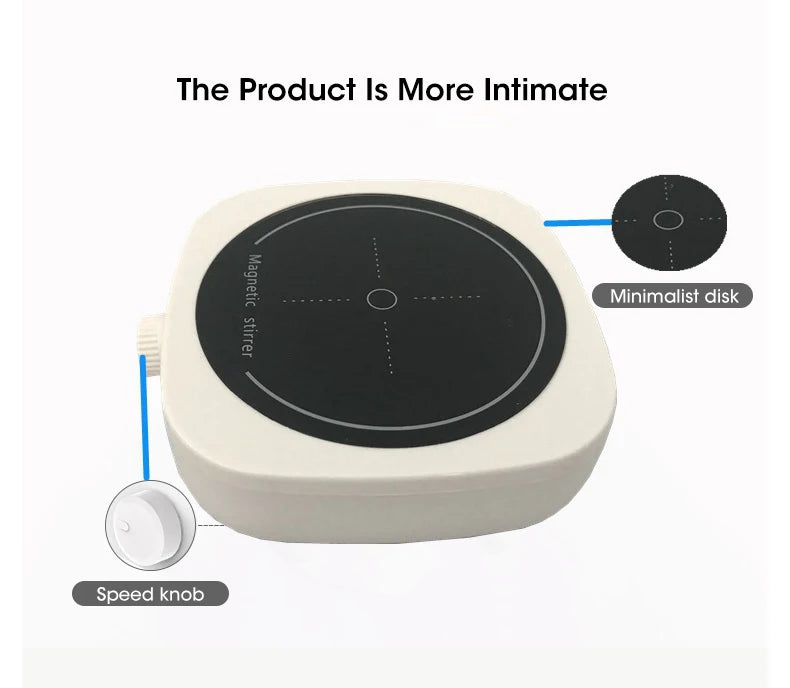 Mini Lab Magnetic Stir Mixer- Portable Stirrer Plate with Stir Bar