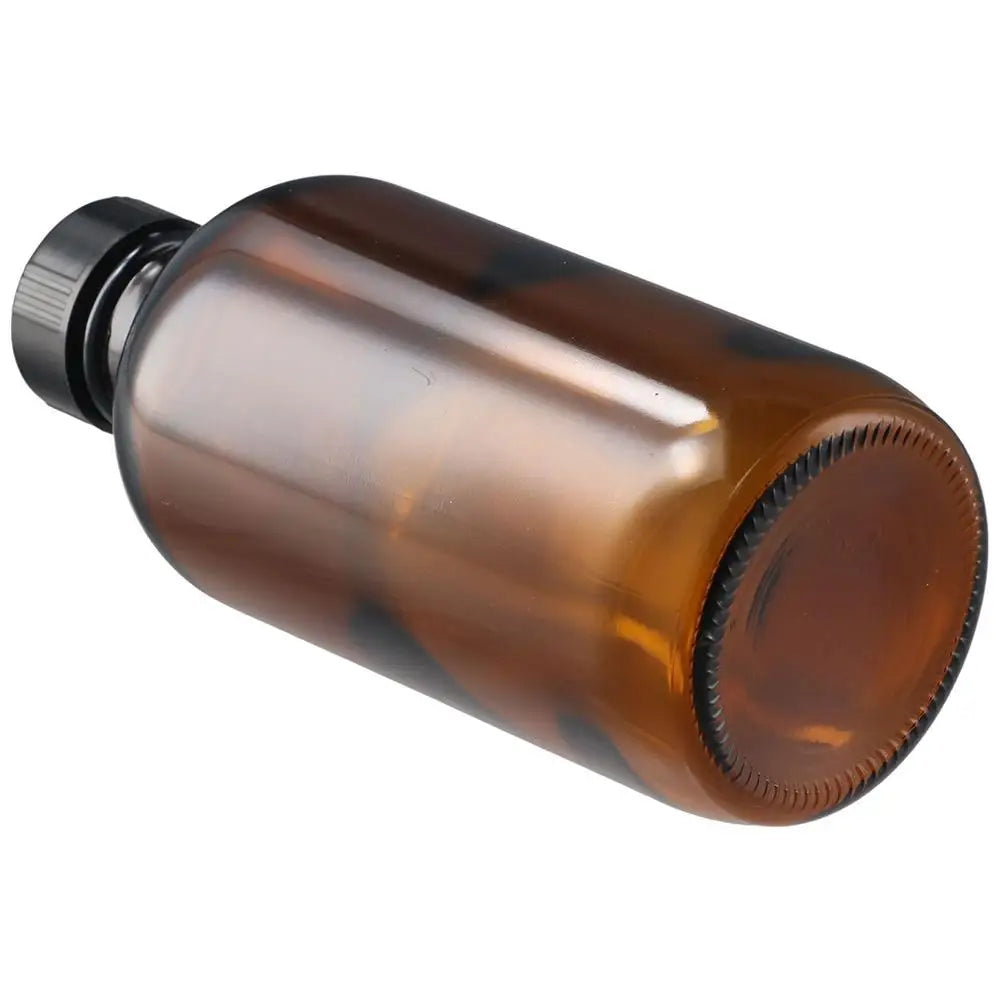 2Pack 8oz 240ml Amber Glass Boston Round Bottles