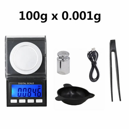 Smaller Batch 100g/50g Capacity High Precision 0.001g Digital Scale