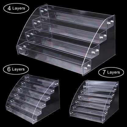 1-7 Tier Fragrance Ingredient/Sample Rack Display Stand Organizer