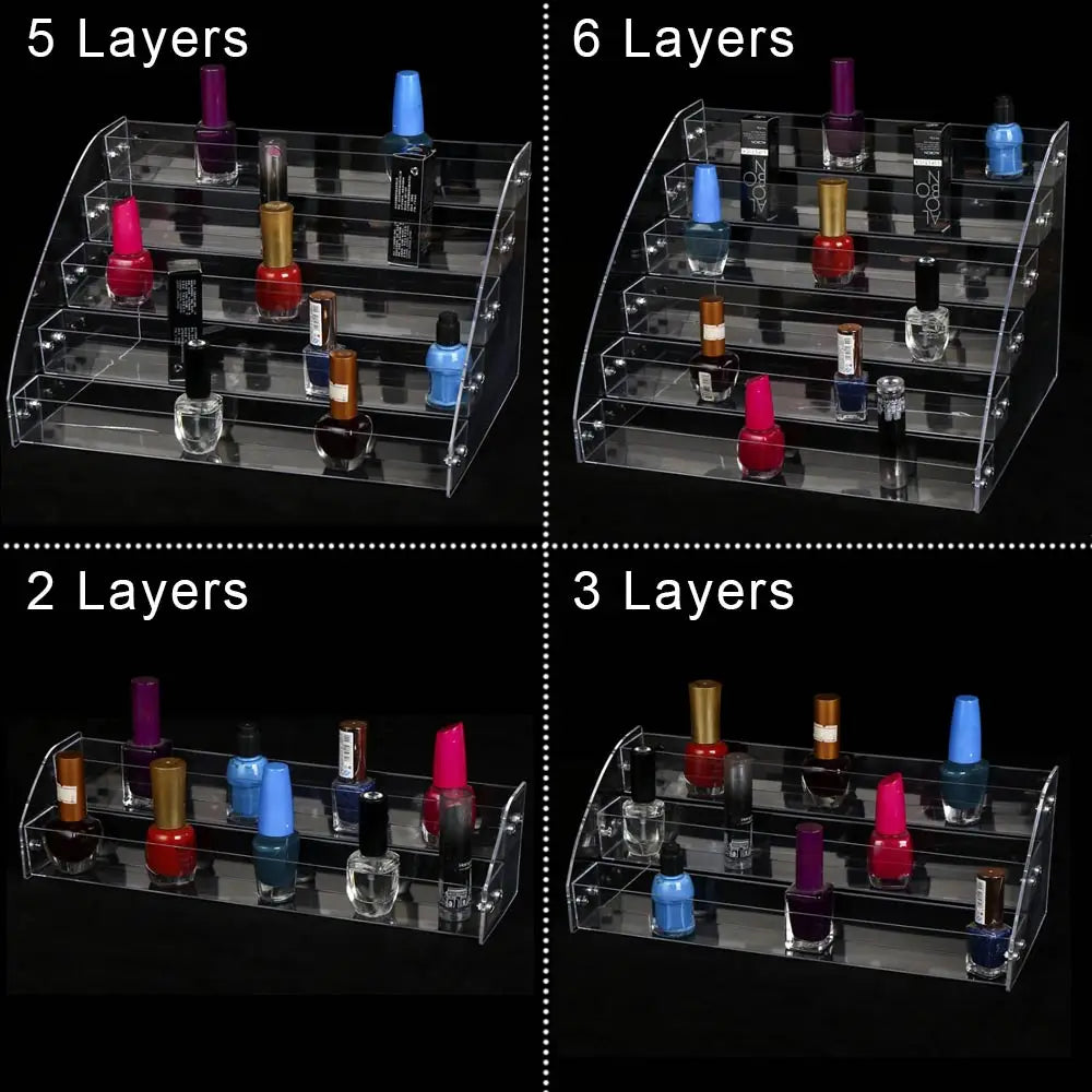 1-7 Tier Fragrance Ingredient/Sample Rack Display Stand Organizer