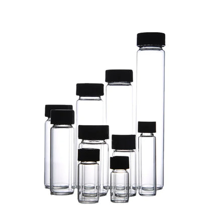 20pack 3ml 5ml 10ml 15ml 20ml 30ml 40ml 50ml (Clear/ Brown) Glass Sample Vials