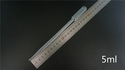 100Pcs Lab 1ml 2ml 3ml 5ml 10ml Plastic Disposable Transfer Pipettes