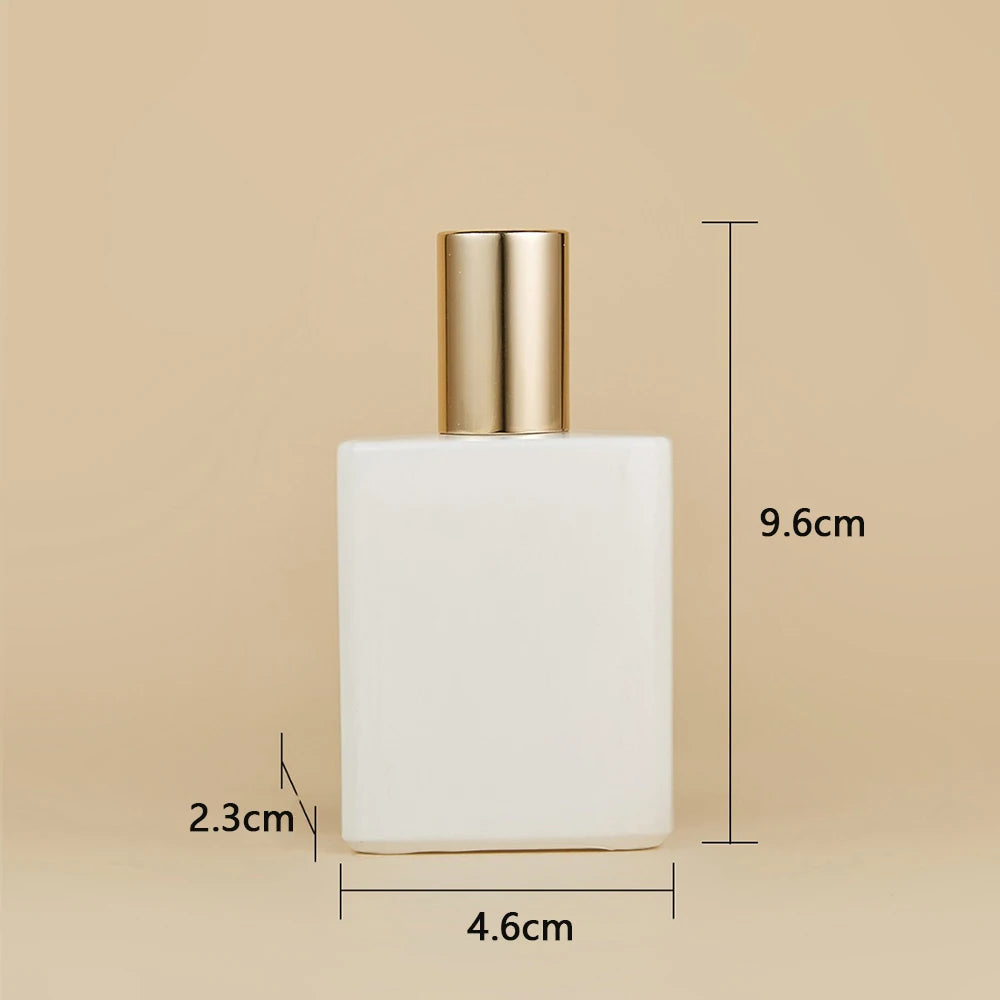 30ml Screw Cap Refillable Glass Spray Perfume Bottle With Atomizer