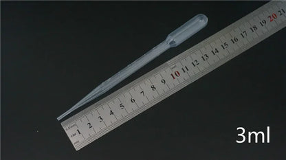 100Pcs Lab 1ml 2ml 3ml 5ml 10ml Plastic Disposable Transfer Pipettes