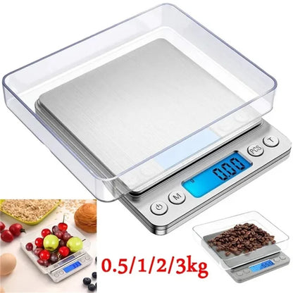 Larger Batch Digital Scale .5-3kg Capacity with .01-.1 Accuracy options