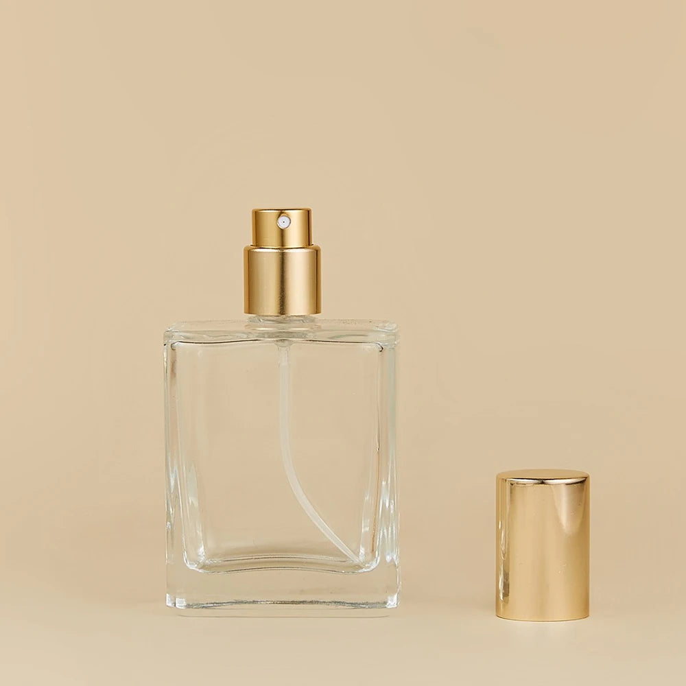 30ml Screw Cap Refillable Glass Spray Perfume Bottle With Atomizer