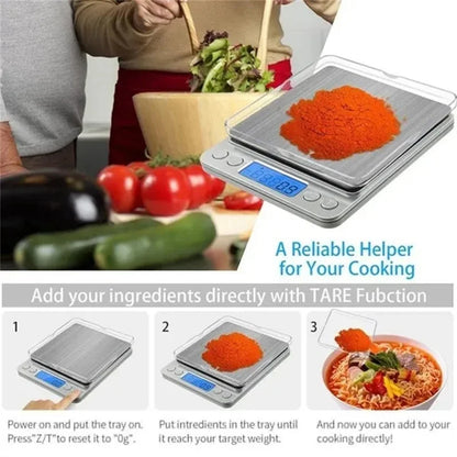 Larger Batch Digital Scale .5-3kg Capacity with .01-.1 Accuracy options