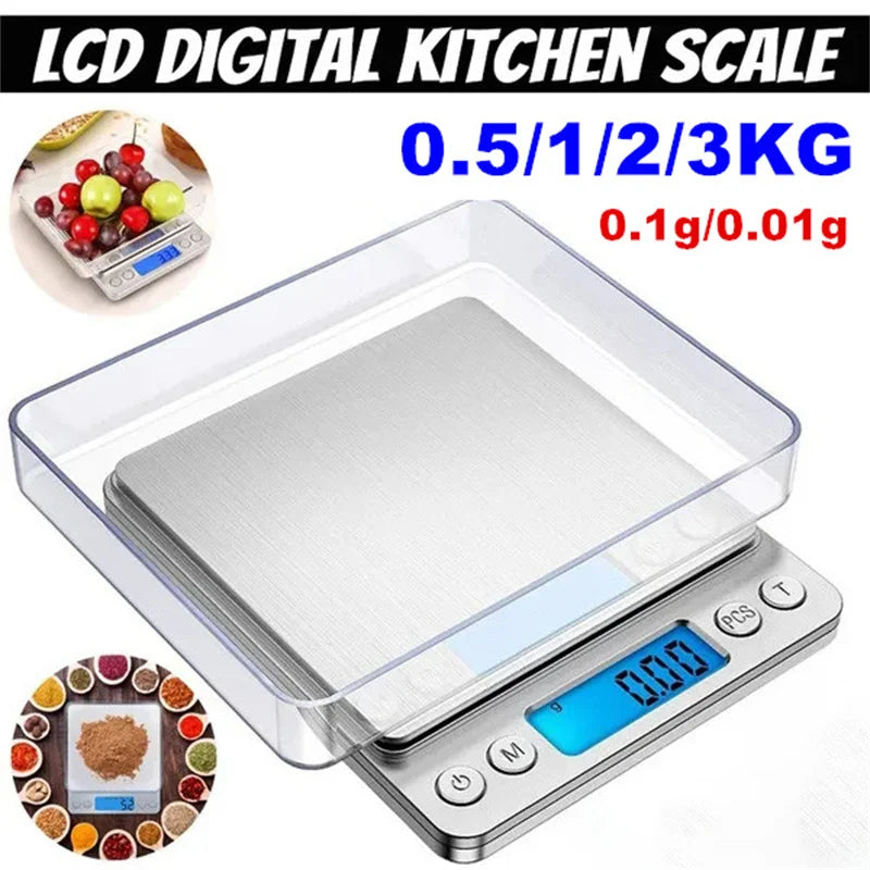 Larger Batch Digital Scale .5-3kg Capacity with .01-.1 Accuracy options