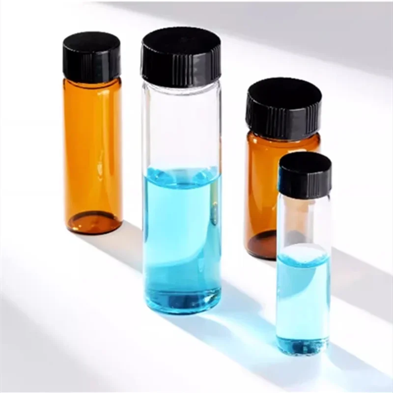 20pack 3ml 5ml 10ml 15ml 20ml 30ml 40ml 50ml (Clear/ Brown) Glass Sample Vials
