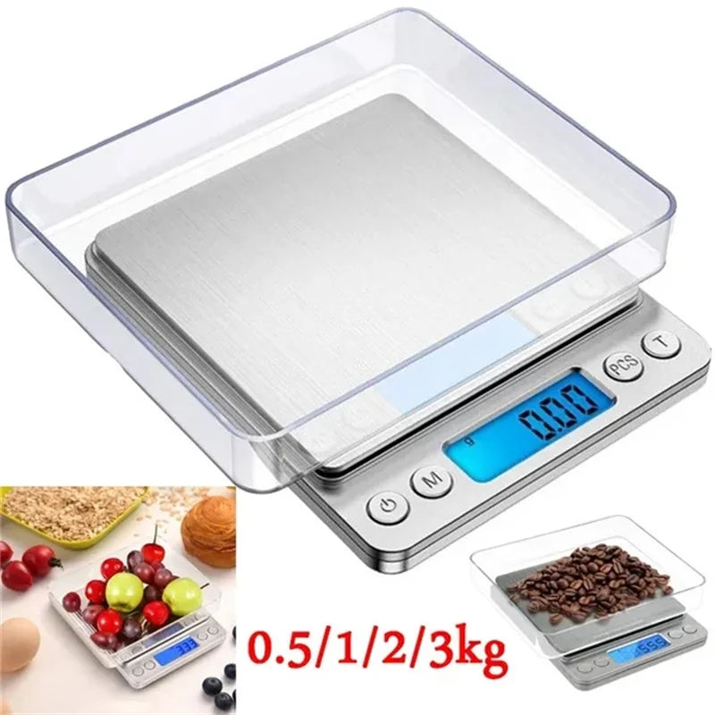 Larger Batch Digital Scale .5-3kg Capacity with .01-.1 Accuracy options