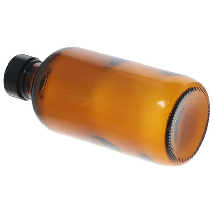 2Pack 8oz 240ml Amber Glass Boston Round Bottles